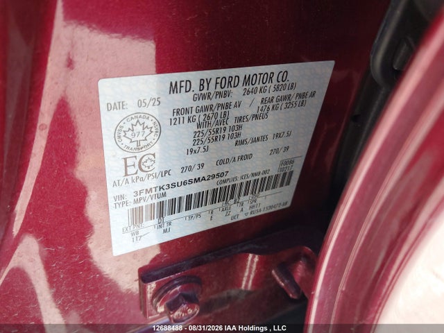 Ford Mustang Mach-e Premium 2025 3FMTK3SU6SMA29507 Image 9