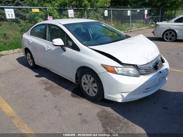 12688499 :رقم المزاد ، 2HGFB2F48CH109169 vin ، 2012 Honda Civic Lx مزاد بيع