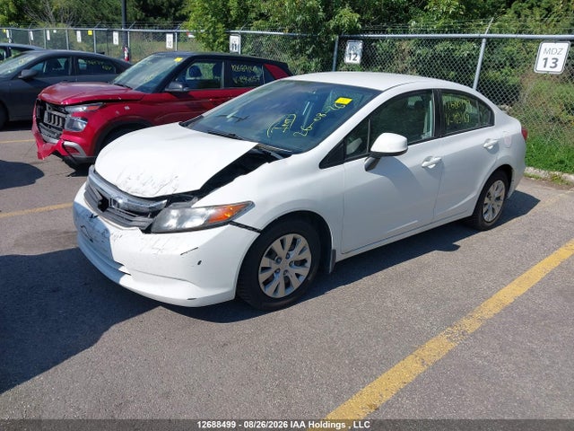 12688499 :رقم المزاد ، 2HGFB2F48CH109169 vin ، 2012 Honda Civic Lx مزاد بيع