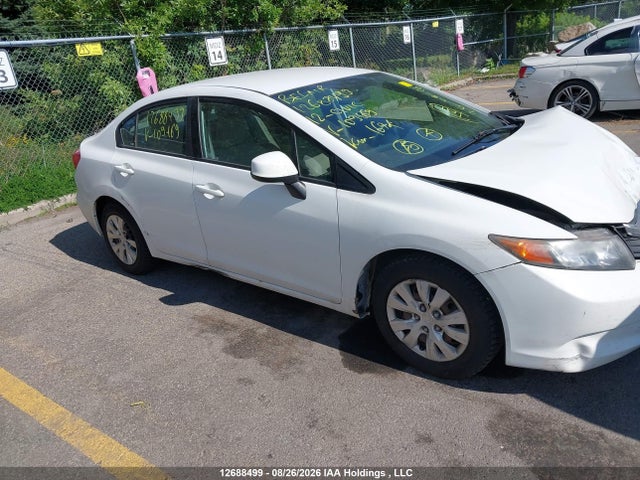 12688499 :رقم المزاد ، 2HGFB2F48CH109169 vin ، 2012 Honda Civic Lx مزاد بيع