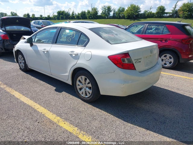 12688499 :رقم المزاد ، 2HGFB2F48CH109169 vin ، 2012 Honda Civic Lx مزاد بيع
