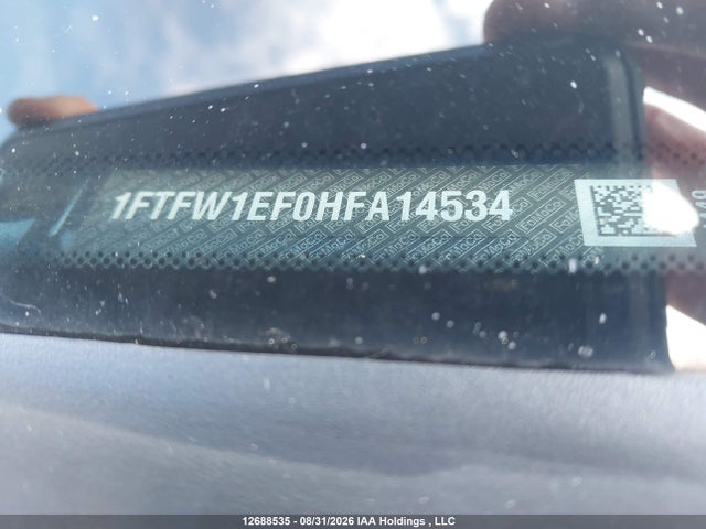 1FTFW1EF0HFA14534 Ford F150 Supercrew