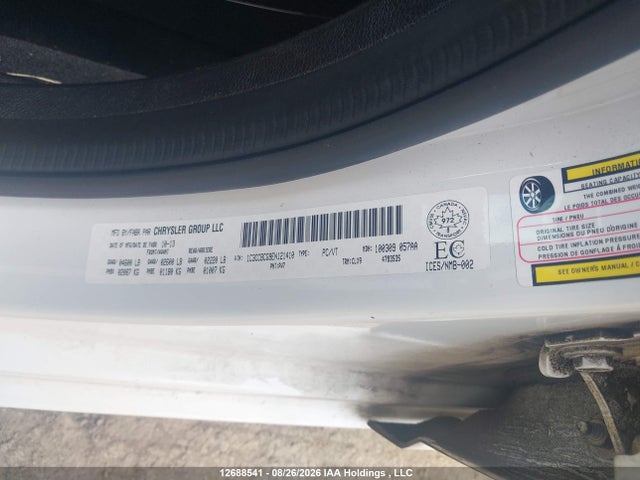 12688541 :رقم المزاد ، 1C3CCBCG9EN121410 vin ، 2014 Chrysler 200 Limited مزاد بيع