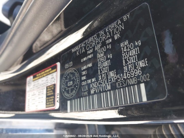 KNDC5DLEXP5146996 KIA Ev6 Gt