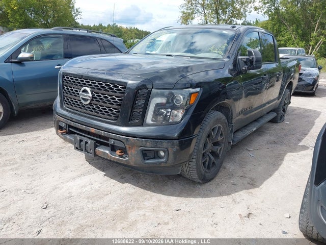12688622 :رقم المزاد ، 1N6AA1E59JN518556 vin ، 2018 Nissan Titan Platinum/pro-4x/s/sl Midnight Edition/sv/sv Midnight Edition مزاد بيع