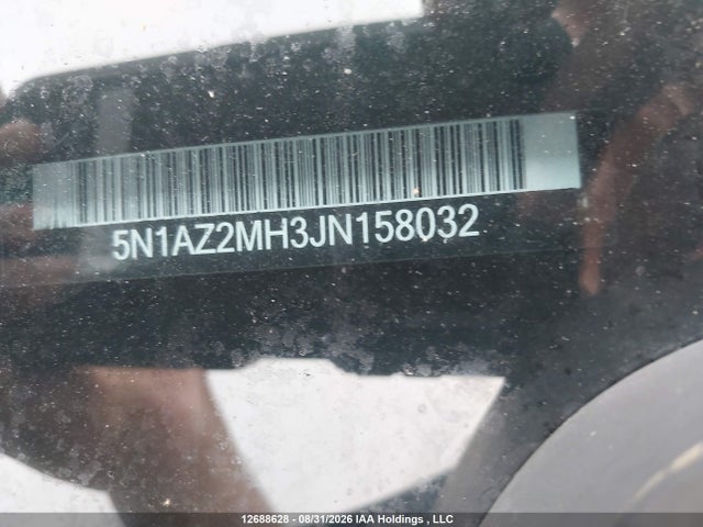 5N1AZ2MH3JN158032 Nissan Murano Midnight Edition/platinum/sl/sv