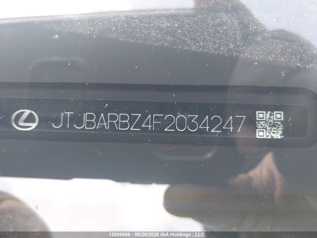Aukcja sprzedaży 2015 Lexus Nx 200t 200t, vin: JTJBARBZ4F2034247, numer aukcji: 12688686