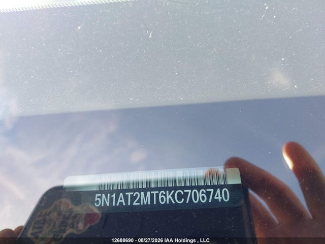 5N1AT2MT6KC706740 Nissan Rogue S/sl/sv