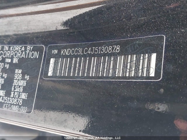 12688727 :رقم المزاد ، KNDCC3LC4J5130878 vin ، 2018 Kia Niro Ex/graphite مزاد بيع