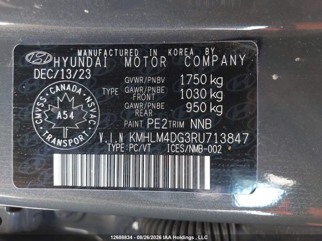 Hyundai ELANTRA SEL 2024 KMHLM4DG3RU713847 Image 19