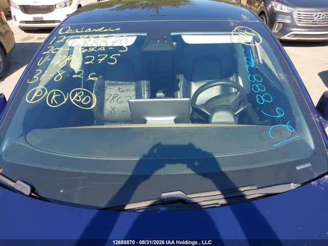 2020 Tesla Model 3 მანქანა იყიდება აუქციონზე, vin: 5YJ3E1EA5LF786275, აუქციონის ნომერი: 12688870