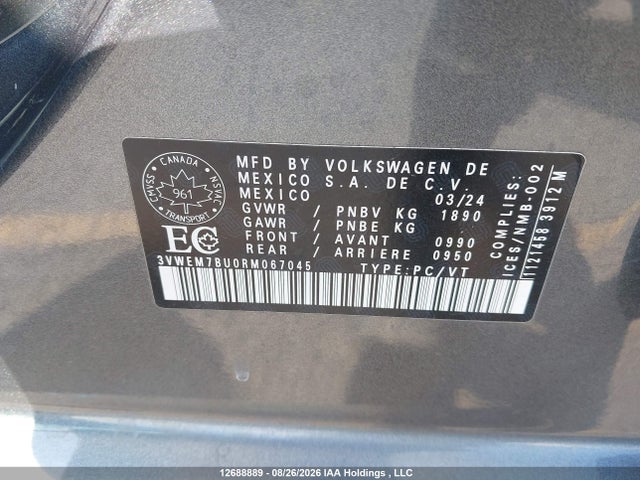 3VWEM7BU0RM067045 Volkswagen JETTA SE