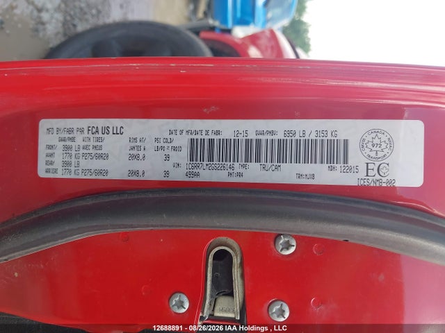 Aukcja sprzedaży 2016 Ram 1500 Slt, vin: 1C6RR7LM2GS226146, numer aukcji: 12688891