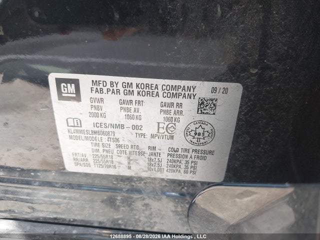 Buick ENCORE GX 2021 KL4MMESL8MB060879 Image 9