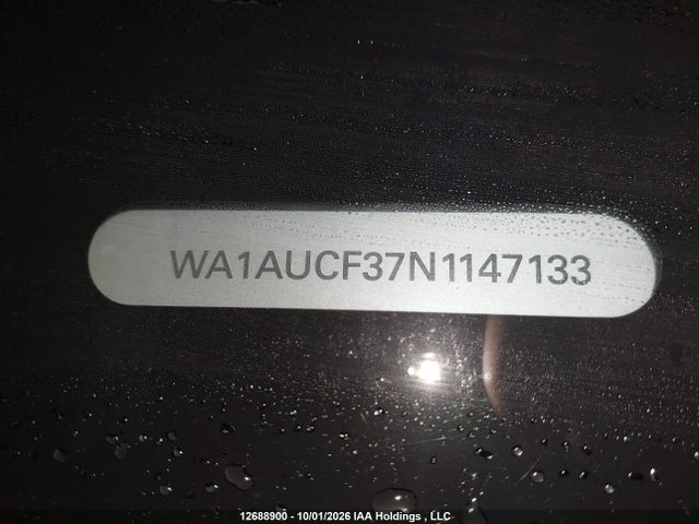 Продаж на аукціоні авто 2022 Audi Q3 Premium 40, vin: WA1AUCF37N1147133, номер лоту: 12688900