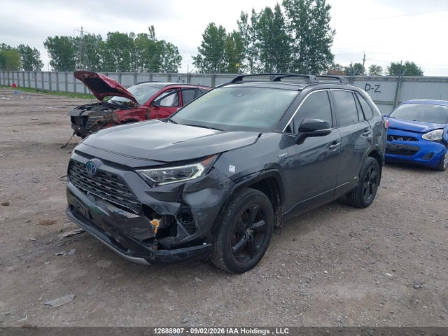 12688907 :رقم المزاد ، 2T3RWRFV0MW105877 vin ، 2021 Toyota Rav4 Hybrid Xle مزاد بيع