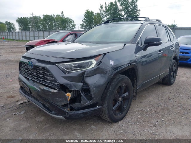 12688907 :رقم المزاد ، 2T3RWRFV0MW105877 vin ، 2021 Toyota Rav4 Hybrid Xle مزاد بيع