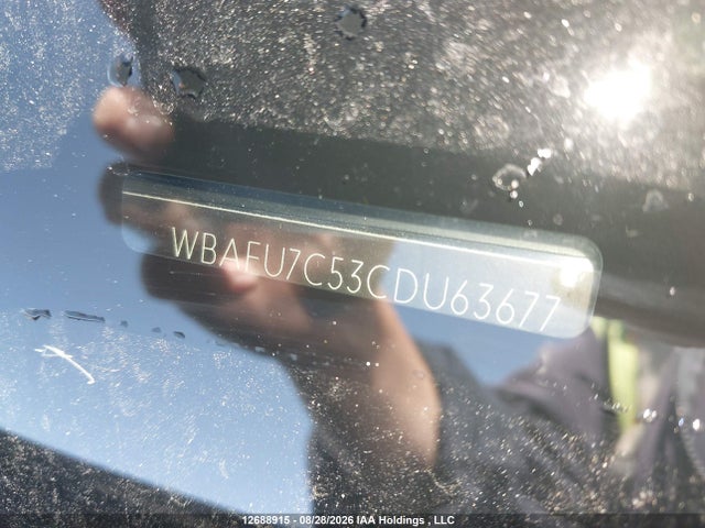 Aukcja sprzedaży 2012 Bmw 535 Xi, vin: WBAFU7C53CDU63677, numer aukcji: 12688915