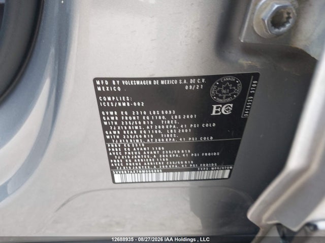 Volkswagen Tiguan 2022 3VV8B7AX7NM006885 Image 9