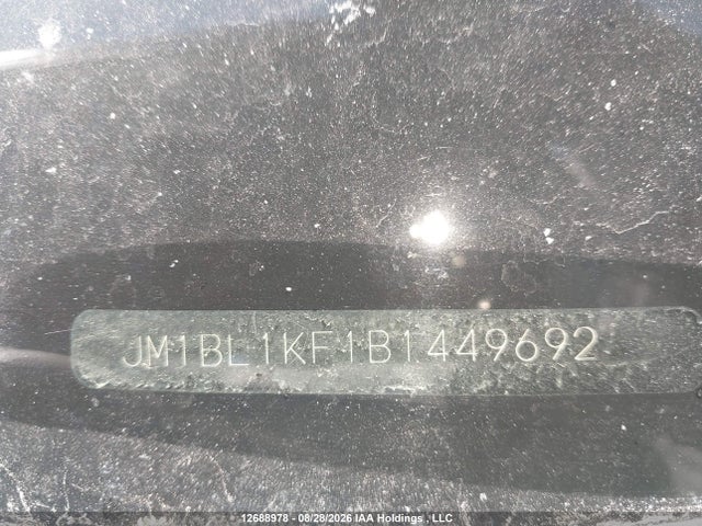 2011 Mazda 3 I მანქანა იყიდება აუქციონზე, vin: JM1BL1KF1B1449692, აუქციონის ნომერი: 12688978