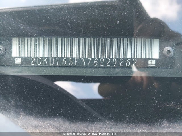 Продажа на аукционе авто 2007 Pontiac Torrent, vin: 2CKDL63F376229262, номер лота: 12688990