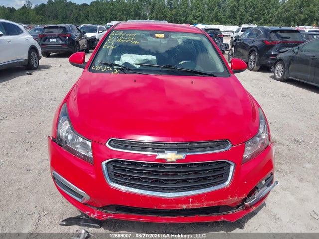 12689007 :رقم المزاد ، 1G1PE5SB7G7105544 vin ، 2016 Chevrolet Cruze Limited 1lt مزاد بيع
