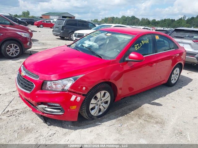 12689007 :رقم المزاد ، 1G1PE5SB7G7105544 vin ، 2016 Chevrolet Cruze Limited 1lt مزاد بيع