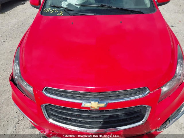 12689007 :رقم المزاد ، 1G1PE5SB7G7105544 vin ، 2016 Chevrolet Cruze Limited 1lt مزاد بيع
