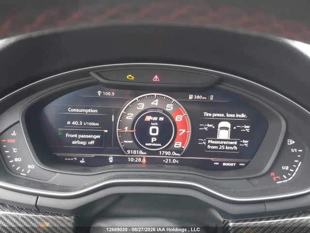 Aukcja sprzedaży 2018 Audi Rs 5 2.9, vin: WUARWAF56JA902309, numer aukcji: 12689030