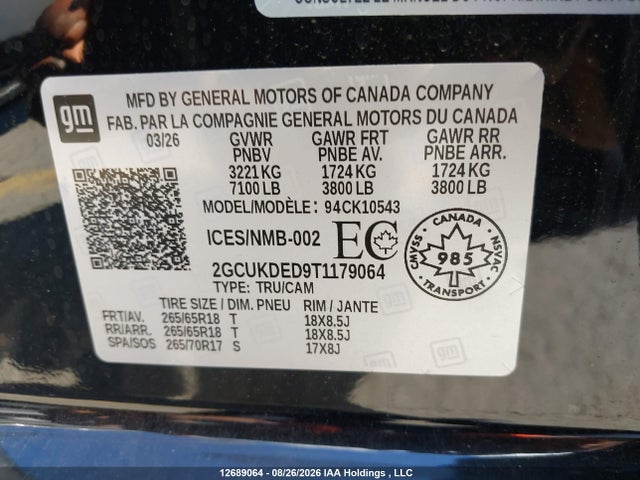 Chevrolet Silverado K1500 Lt 2026 2GCUKDED9T1179064 Image 19