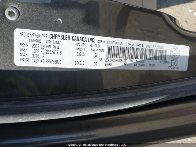 Aukcja sprzedaży 2010 Dodge Grand Caravan Se, vin: 2D4RN4DEXAR454353, numer aukcji: 12689072