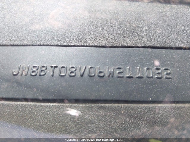 2006 Nissan X-trail Xe/se მანქანა იყიდება აუქციონზე, vin: JN8BT08V06W211032, აუქციონის ნომერი: 12689085