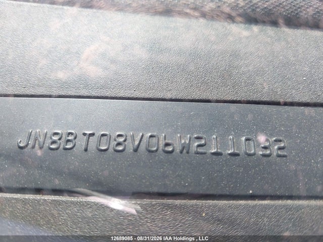 2006 Nissan X-trail Xe/se მანქანა იყიდება აუქციონზე, vin: JN8BT08V06W211032, აუქციონის ნომერი: 12689085