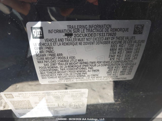 Chevrolet Silverado K1500 Lt 2025 2GCUKDED7S1173620 Image 9