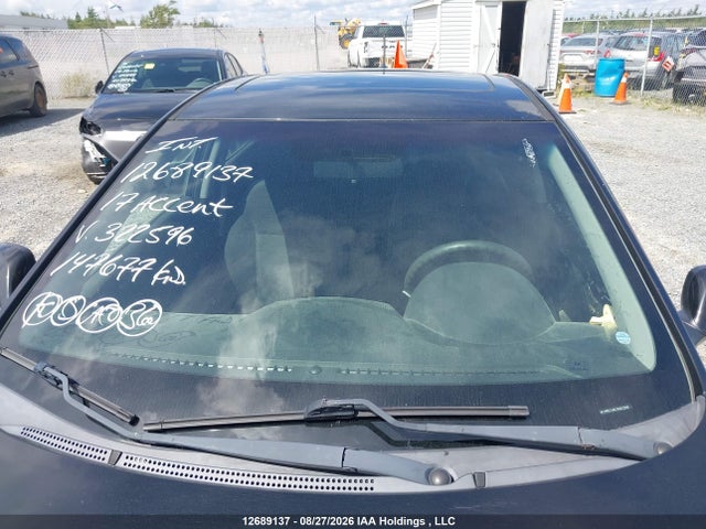 KMHCT5AE7HU322596 Hyundai ACCENT SE