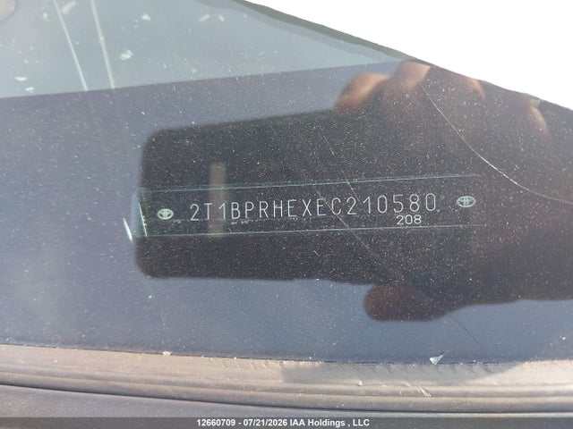 2T1BPRHEXEC210580 Toyota Corolla Le Eco Upgrade