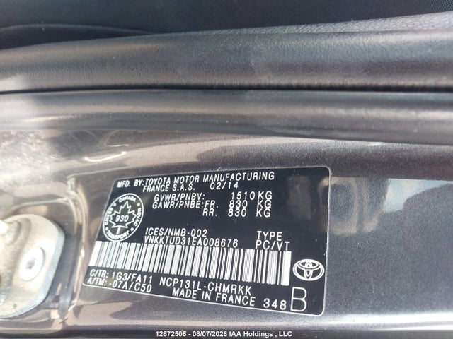 Toyota YARIS LE 2014 VNKKTUD31EA008676 Image 20