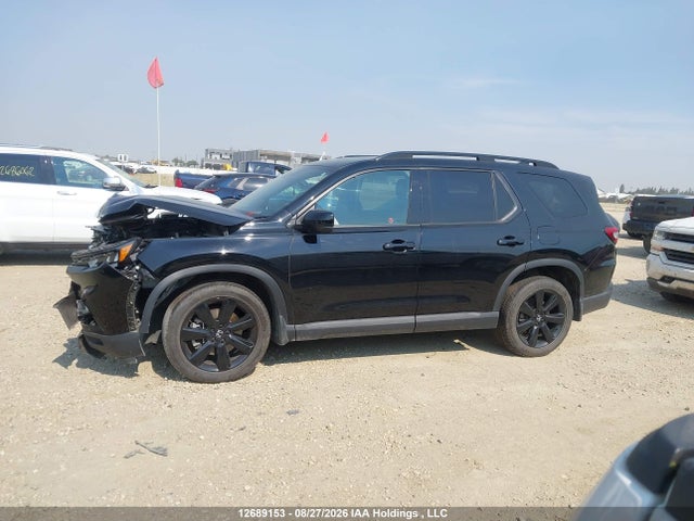 2025 Honda Pilot Black Edition მანქანა იყიდება აუქციონზე, vin: 5FNYG1H98SB504758, აუქციონის ნომერი: 12689153