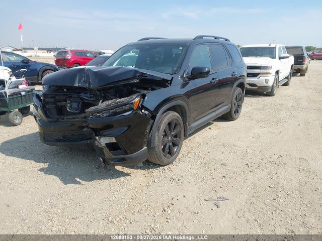 2025 Honda Pilot Black Edition მანქანა იყიდება აუქციონზე, vin: 5FNYG1H98SB504758, აუქციონის ნომერი: 12689153