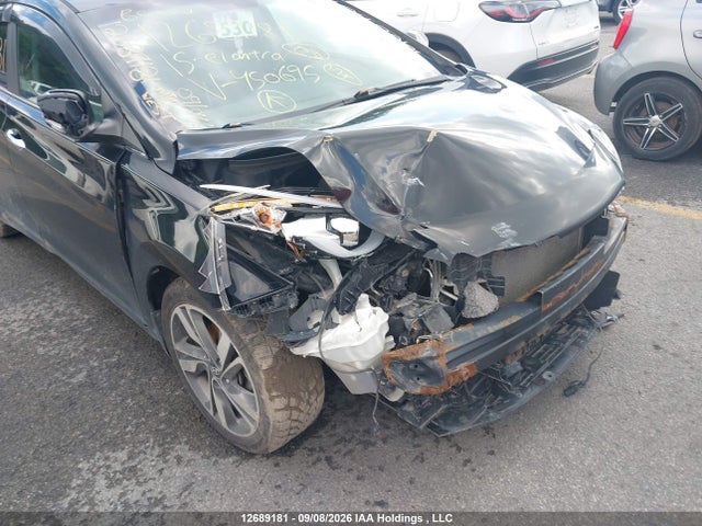 12689181 :رقم المزاد ، KMHDH4AH3FU450695 vin ، 2015 Hyundai Elantra Limited مزاد بيع