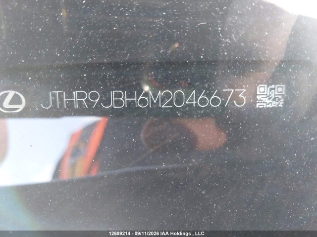 12689214 :رقم المزاد ، JTHR9JBH6M2046673 vin ، 2021 Lexus Ux 250h مزاد بيع