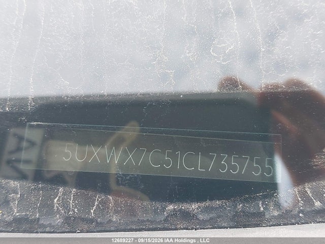 Продаж на аукціоні авто 2012 Bmw X3 Xdrive35i, vin: 5UXWX7C51CL735755, номер лоту: 12689227
