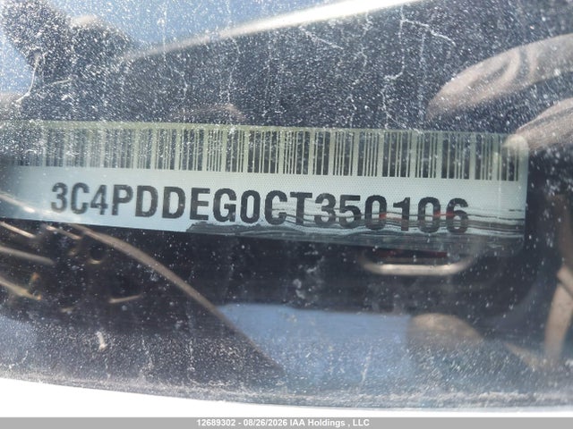 Продажа на аукционе авто 2012 Dodge Journey, vin: 3C4PDDEG0CT350106, номер лота: 12689302