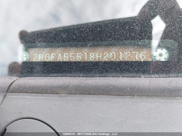 Продажа на аукционе авто 2008 Honda Civic Si, vin: 2HGFA55518H201276, номер лота: 12689318