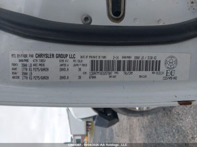 RAM 1500 2014 1C6RR7MTXES257907 Image 9