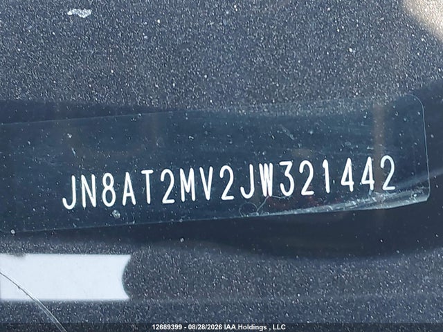 2018 Nissan Rogue S/sl/sv მანქანა იყიდება აუქციონზე, vin: JN8AT2MV2JW321442, აუქციონის ნომერი: 12689399
