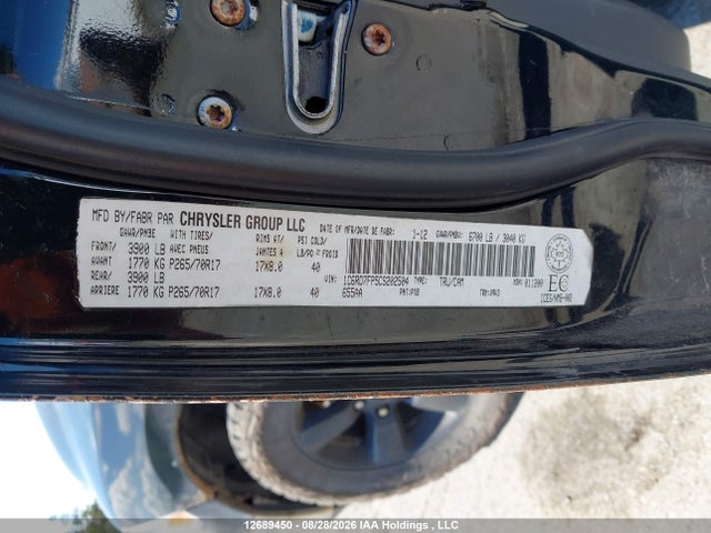Aukcja sprzedaży 2012 Ram 1500 St, vin: 1C6RD7FP5CS202504, numer aukcji: 12689450