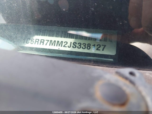 12689459 :رقم المزاد ، 1C6RR7MM2JS338127 vin ، 2018 Ram 1500 Sport مزاد بيع