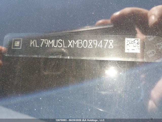 KL79MUSLXMB089478 Chevrolet Trailblazer Rs