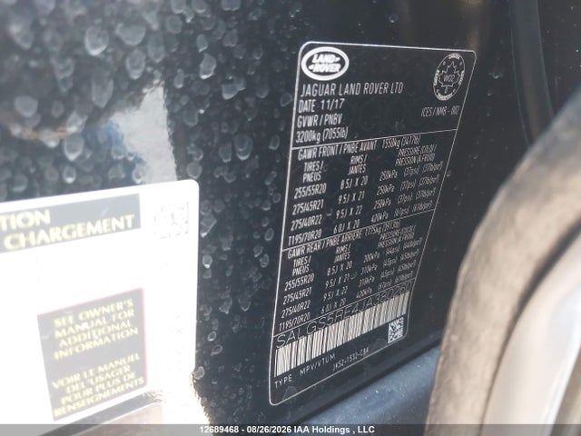 Land Rover Range Rover Supercharged 2018 SALGS5RE4JA380260 Image 17